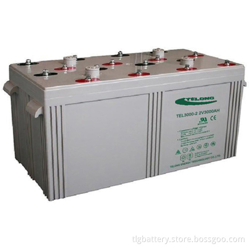 2V3000ah Maintenance-Free Lead Acid Battery for Solar Power System, Telecom Power Station